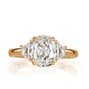 2.67ct Old Mine Cut Diamond Engagement Ring