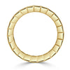 3.36ct Emerald Cut Diamond Eternity Band in 18k Yellow Gold