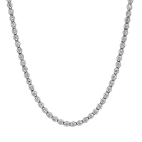 2.49ct Round Brilliant Cut Diamond Tennis Necklace in 14k White Gold