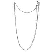 2.49ct Round Brilliant Cut Diamond Tennis Necklace in 14k White Gold