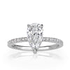1.56ct Pear Shape Diamond Engagement Ring