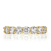 2.00ct Round Brilliant Cut Diamond Wedding Band in 18k Yellow Gold
