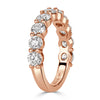 2.00ct Round Brilliant Cut Diamond Wedding Band in 18k Rose Gold