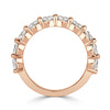 2.00ct Round Brilliant Cut Diamond Wedding Band in 18k Rose Gold