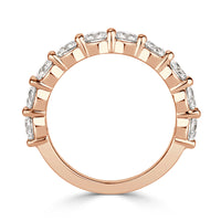 2.00ct Round Brilliant Cut Diamond Wedding Band in 18k Rose Gold