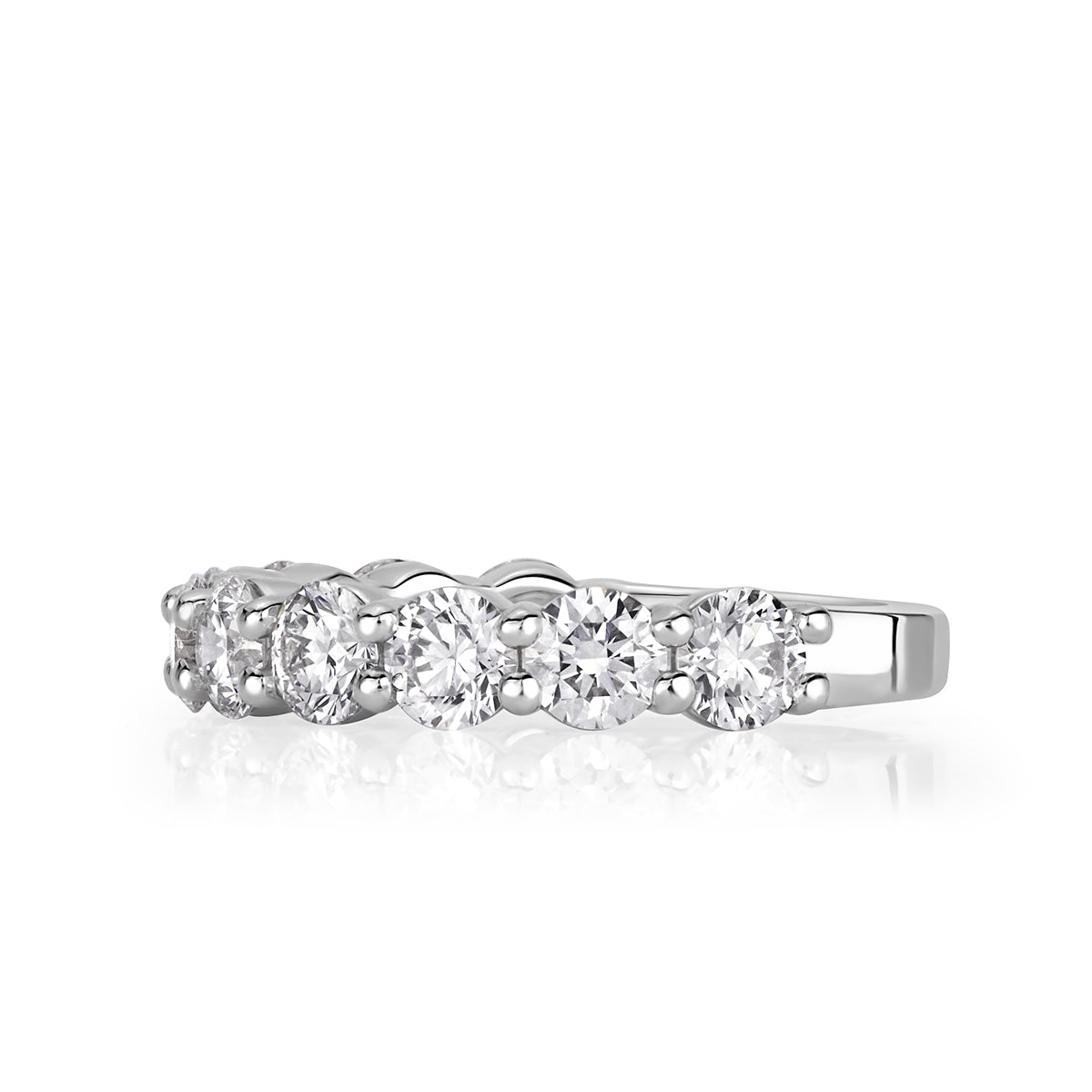 2.00ct Round Brilliant Cut Diamond Wedding Band in Platinum