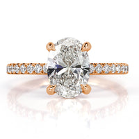 2.55ct Oval Cut Diamond Engagement Ring