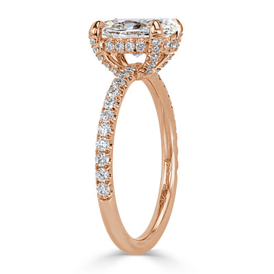 2.55ct Oval Cut Diamond Engagement Ring