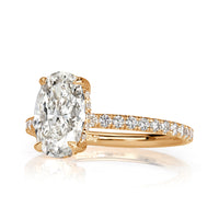 2.49ct Oval Cut Diamond Engagement Ring