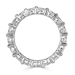1.50ct Oval Cut Diamond Eternity Band in 18k White Gold