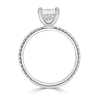 1.60ct Princess Cut Diamond Engagement Ring