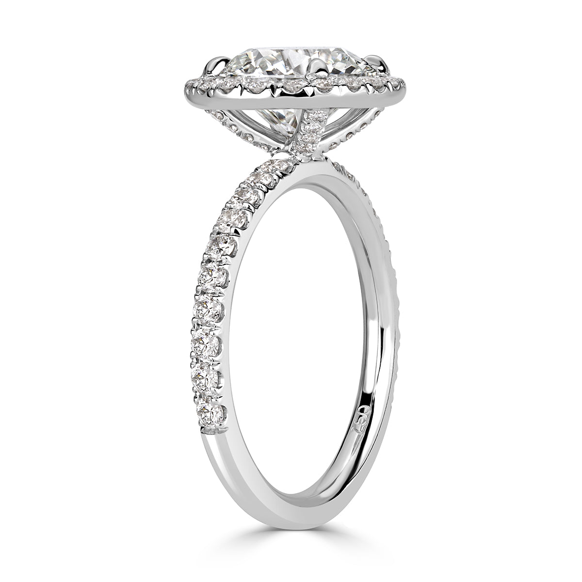 2.90ct Round Brilliant Cut Diamond Engagement Ring