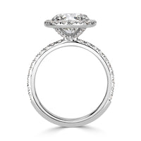 2.90ct Round Brilliant Cut Diamond Engagement Ring