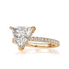 2.44ct Trillion Cut Diamond Engagement Ring