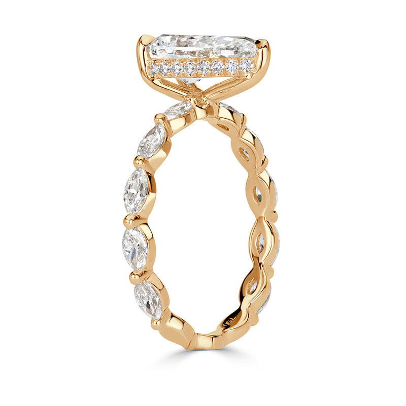 2.53ct Pear Shape Diamond Engagement Ring