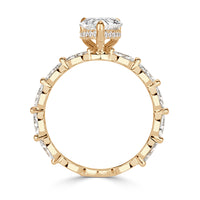 2.53ct Pear Shape Diamond Engagement Ring