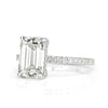 3.06ct Emerald Cut Diamond Engagement Ring
