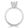 3.06ct Emerald Cut Diamond Engagement Ring