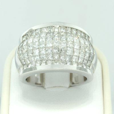 4.50ct Princess Cut Diamond Ring