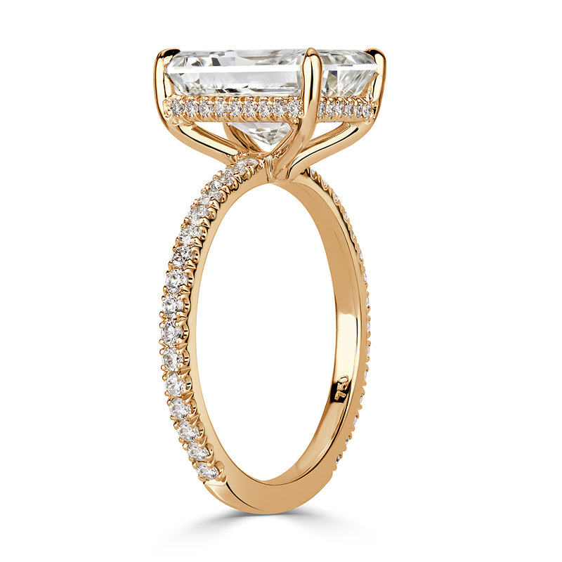 4.49ct Radiant Cut Diamond Engagement Ring