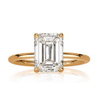 3.10ct Emerald Cut Diamond Engagement Ring
