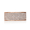 3.85ct Round Brilliant Cut Diamond Eternity Band in 18k Rose Gold