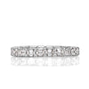 1.13ct Emerald Cut Diamond Eternity Band in Platinum