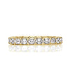 1.13ct Emerald Cut Diamond Eternity Band in 18k Yellow Gold