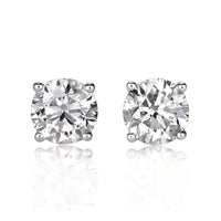 2.00ct Round Brilliant Cut Diamond Stud Earrings