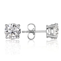 2.00ct Round Brilliant Cut Diamond Stud Earrings