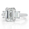 4.22ct Emerald Cut Diamond Engagement Ring