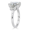 4.22ct Emerald Cut Diamond Engagement Ring