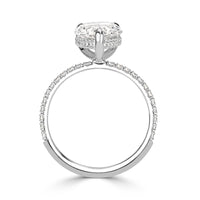 3.25ct Pear Shape Diamond Engagement Ring