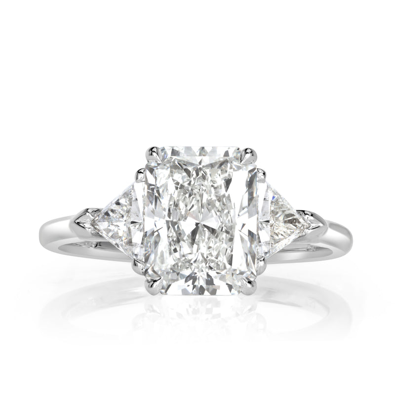 3.15ct Radiant Cut Diamond Engagement Ring