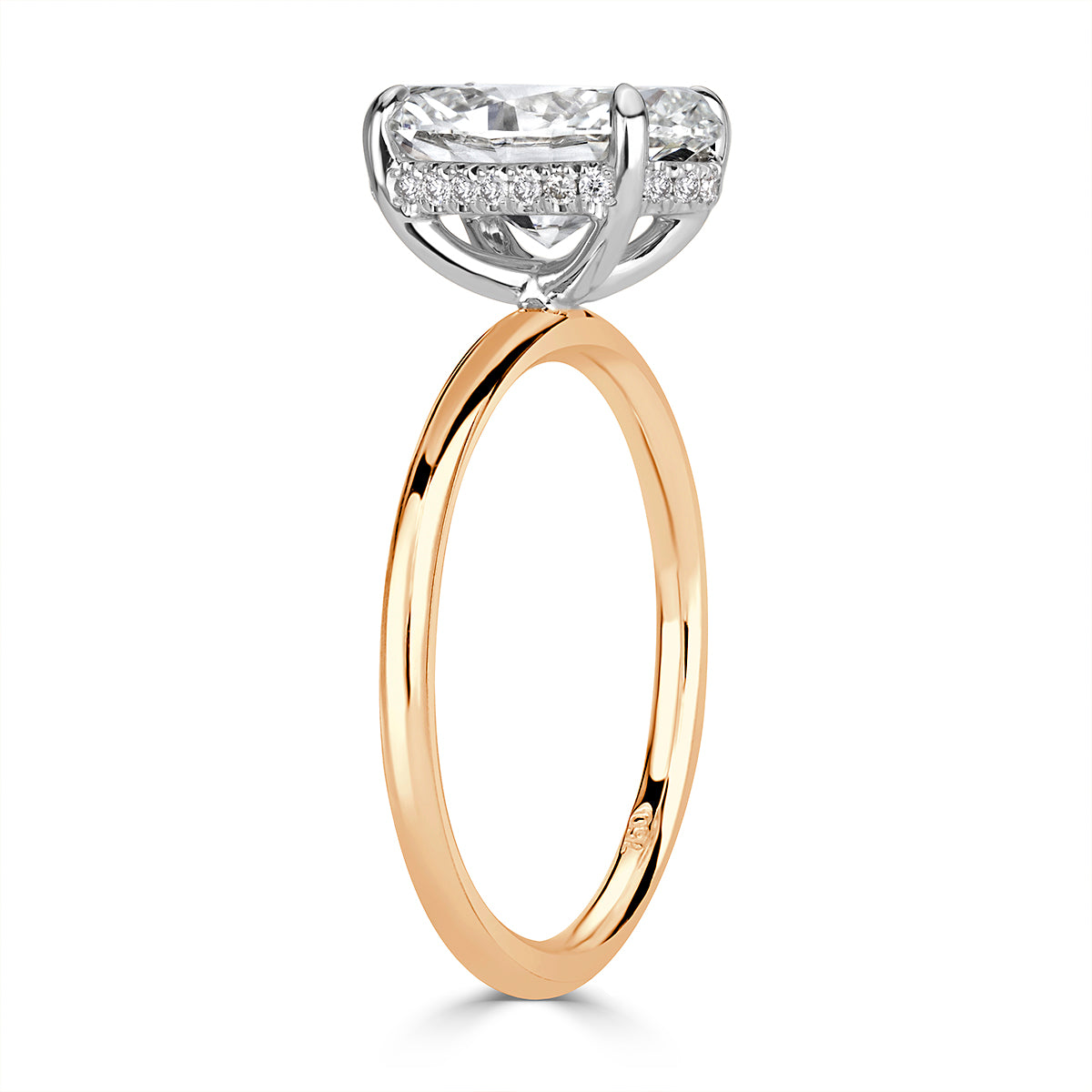 2.60ct Oval Cut Diamond Engagement Ring