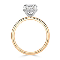 2.60ct Oval Cut Diamond Engagement Ring