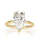 2.44ct Pear Shape Diamond Engagement Ring