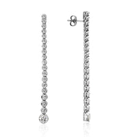 3.50ct Round Brilliant Cut Diamond Earrings