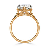6.17ct Pear Shaped Diamond Engagement Ring