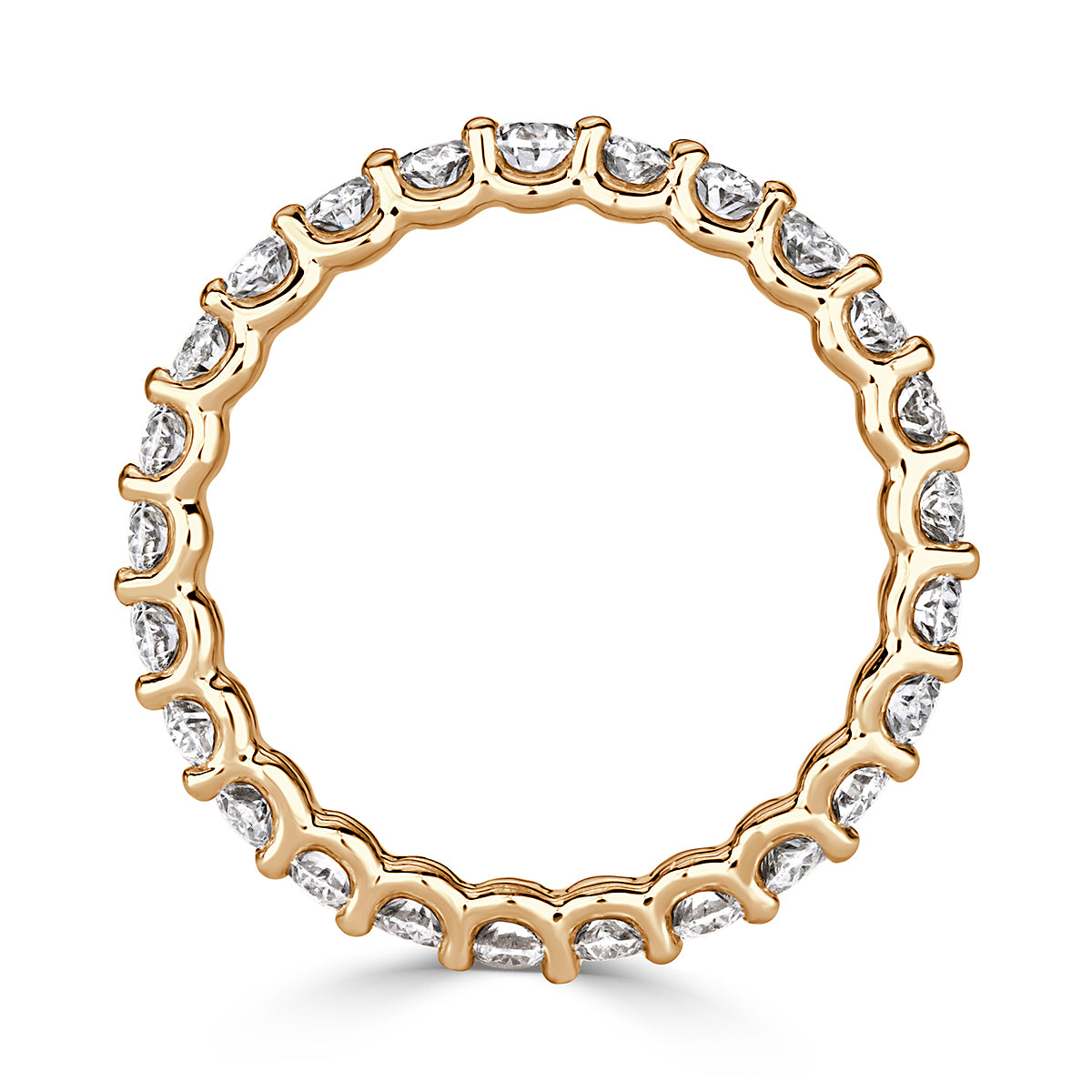 Classic Oval Cut Diamond Eternity Band