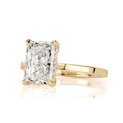 2.63ct Radiant Cut Diamond Engagement Ring