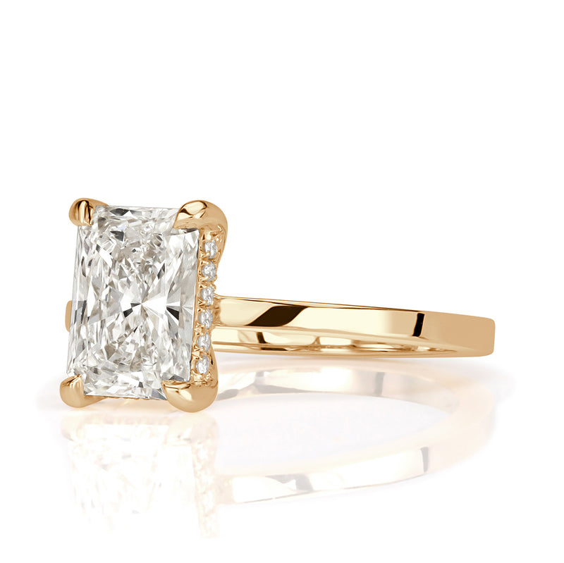 2.28ct Radiant Cut Diamond Engagement Ring