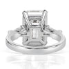 5.89ct Emerald Cut Diamond Engagement Ring