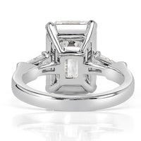5.89ct Emerald Cut Diamond Engagement Ring
