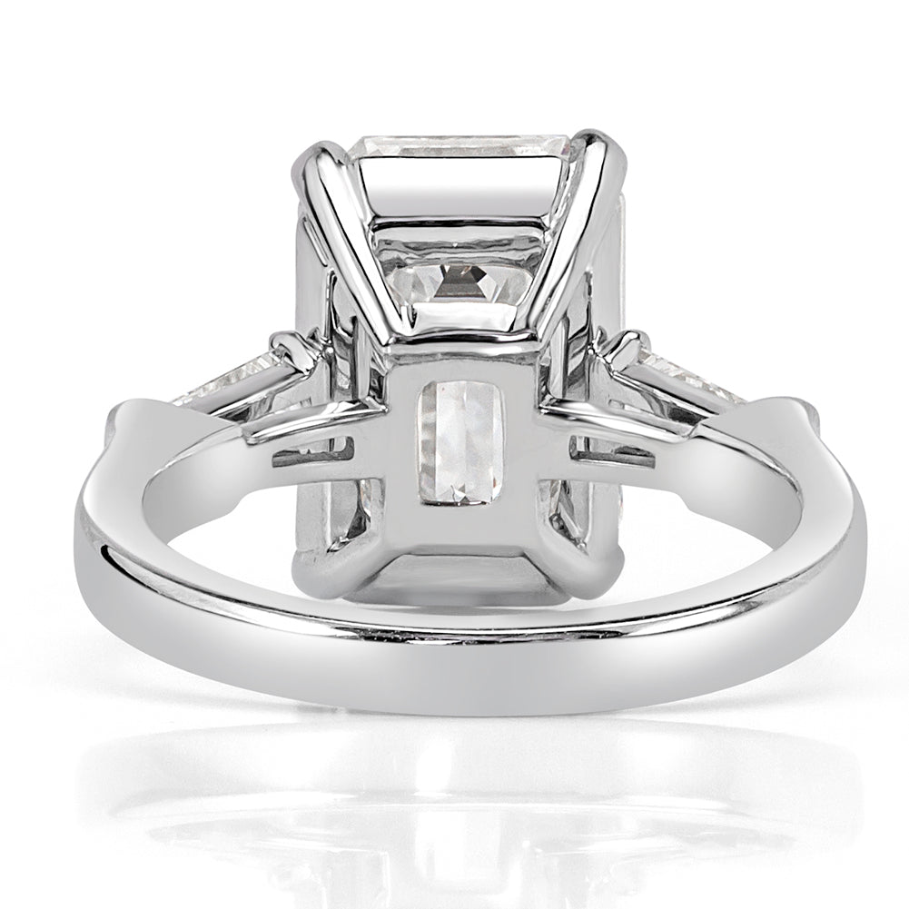 5.89ct Emerald Cut Diamond Engagement Ring