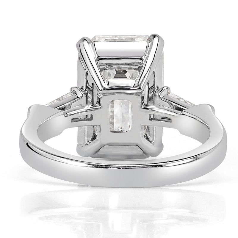 5.89ct Emerald Cut Diamond Engagement Ring