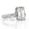 5.89ct Emerald Cut Diamond Engagement Ring